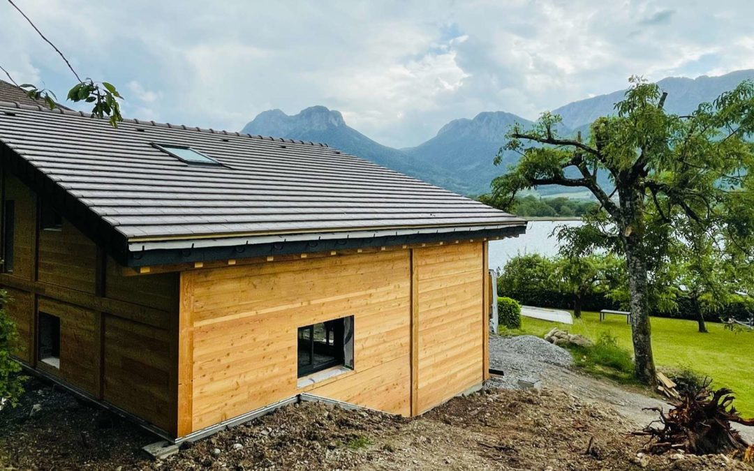 Rénovation maison poteaux poutres lac d’Annecy