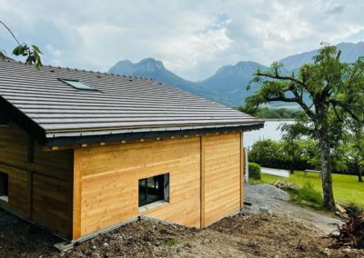 Rénovation maison poteaux poutres lac d’Annecy