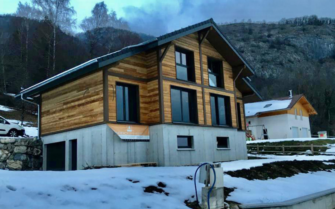 Maison à ossature bois à Onnion 