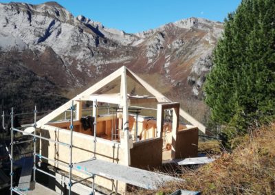 Refuge en haute montagne dans les Bauges