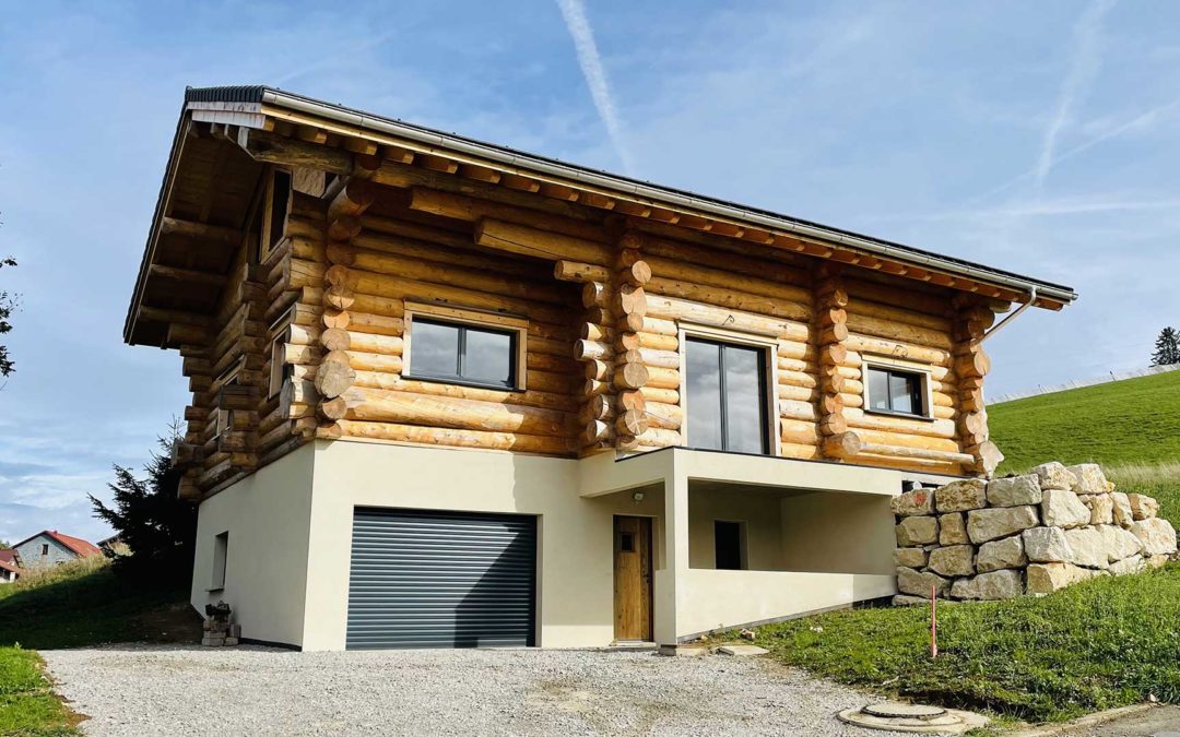 Chalet en fuste à Longchaumois