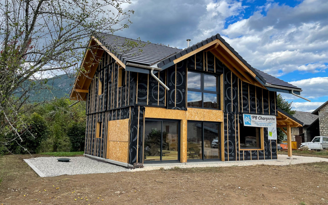 Étude technique maison ossature bois Ceyzerieu