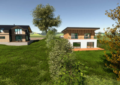 Construction de deux maisons à ossature bois Mocaline