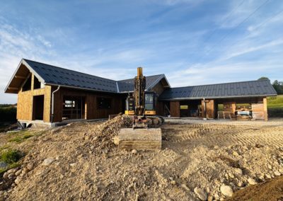 Maison en bois de plain-pied à Longchaumois