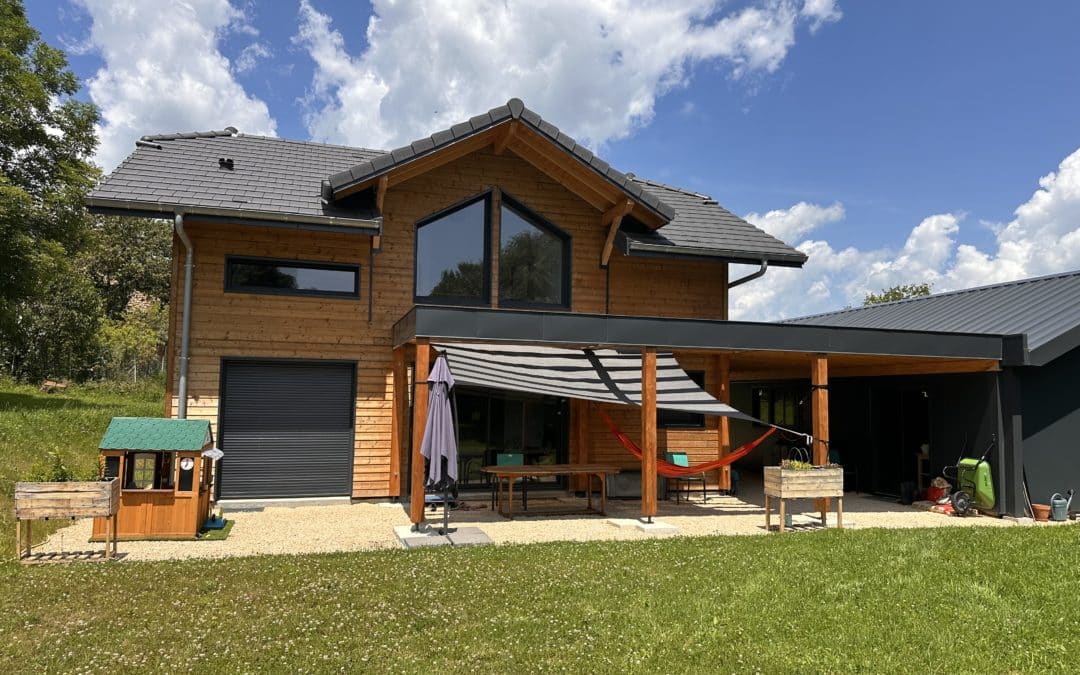 Maison en ossature bois à Champagne-en-Valromey